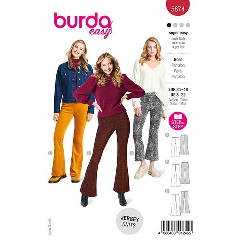 Bukser | Burda 5874 | 34-48,  image number 1