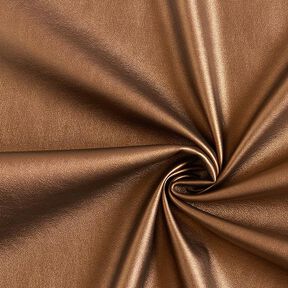 Læderimitat glat stretch – bronzefarvet, 