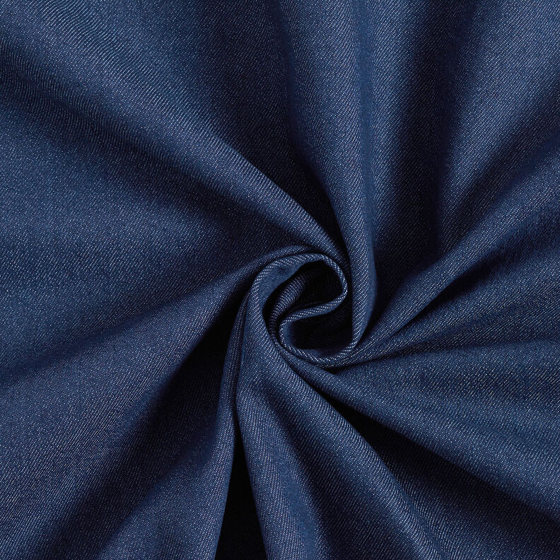 Bomuld-denim stretch medium – marineblå,  image number 1