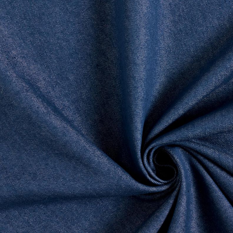 Stretch-denim bomuldsblanding medium – jeansblå,  image number 1