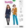 Slå-om-bluse, Burda 6169 | 34-44,  thumbnail number 1