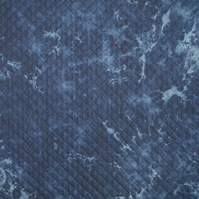 Quiltet stof chambray batik – jeansblå, 