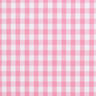 Bomuldsstof Vichy tern 1 cm – rosa/hvid,  thumbnail number 1