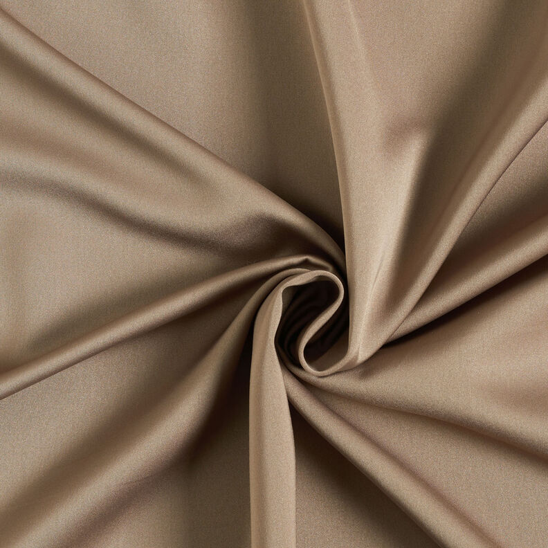 Mikrofiber satin – mørk taupe,  image number 1