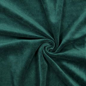 Nicki stof Ensfarvet – mørkegrøn, 