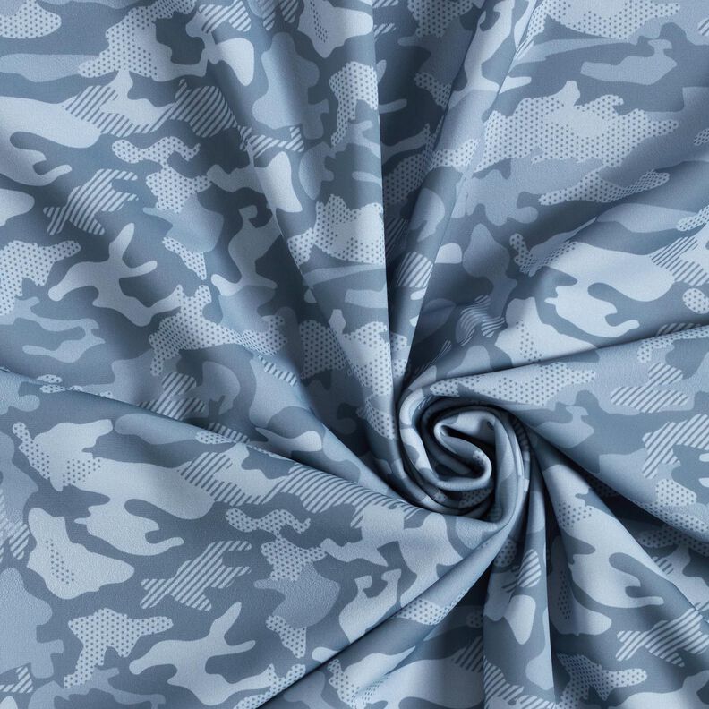 Sports- og funktionsjersey camouflage – blågrå,  image number 3