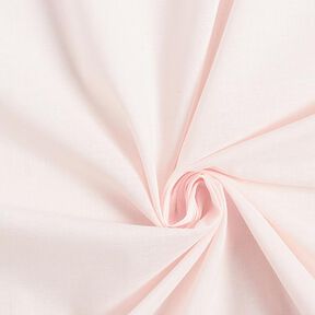 Bomuldsbatist ensfarvet – lys rosa, 