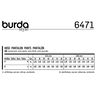 Bukser | 3/4 Bukser, Burda 6471 | 34 - 46,  thumbnail number 4