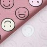 Bomuldsjersey glow-in-the-dark Smiley – gammelrosa,  thumbnail number 6