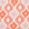 Bomuldsvoile ikat-look – beige/orange,  thumbnail number 1