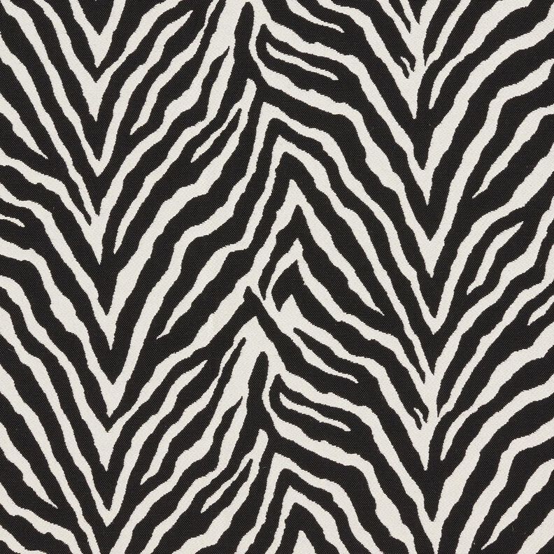 Dekorationsstof Jacquard Zebra – elfenben/sort,  image number 1