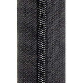 Endeløs lynlås [5 mm] Kunststof – sort, 