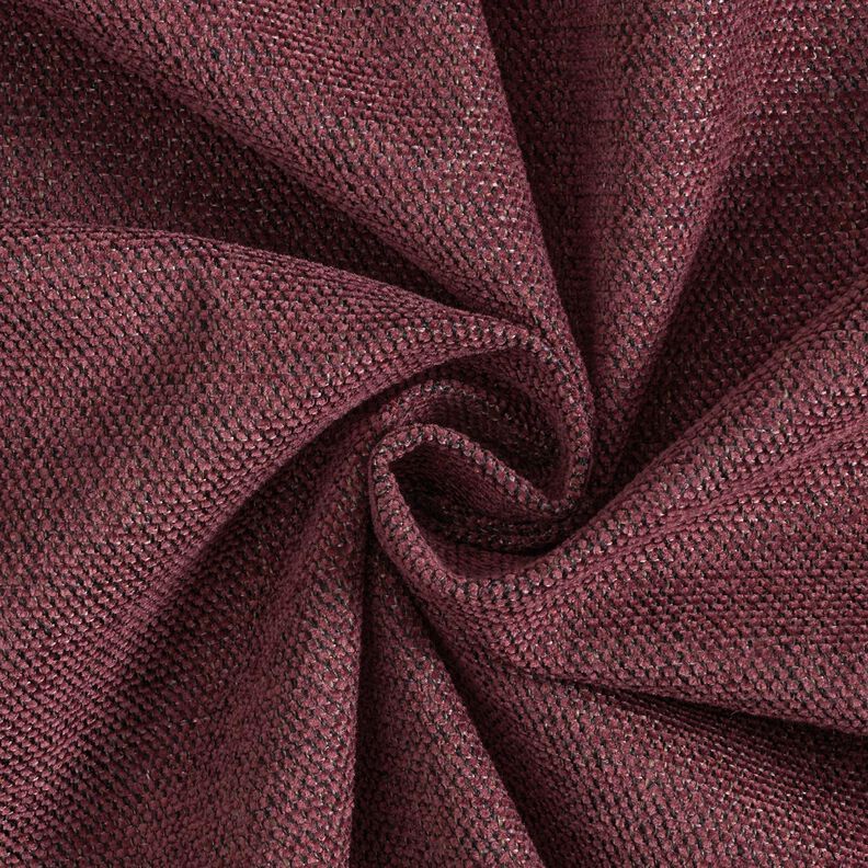 Polsterstof chenille-stof – merlot,  image number 1