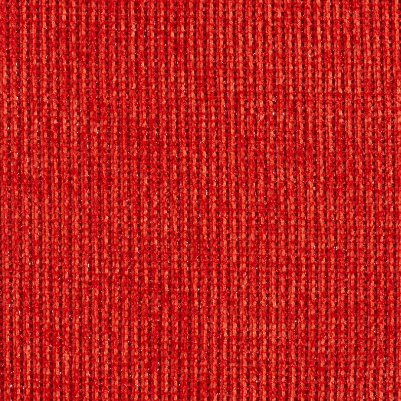 Glitter chenille – terracotta/sølv metallic,  image number 1