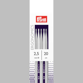 2,5|20cm Strikkepinde til sokker Ergonomics | Prym, 