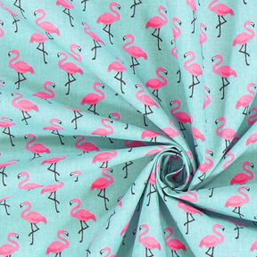 Voksdug Flamingo – lyseblå, 
