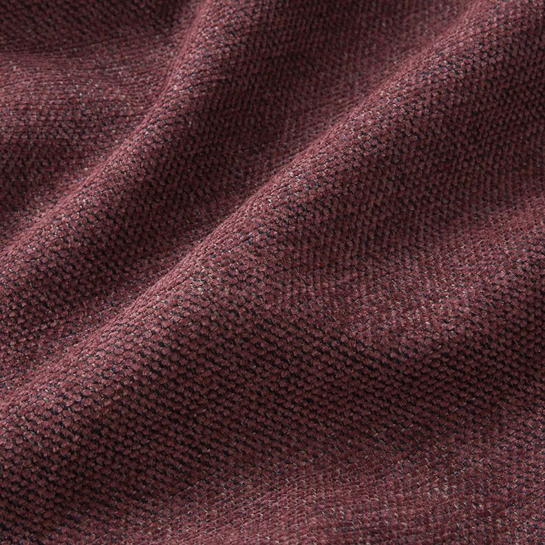 Polsterstof chenille-stof – merlot,  image number 2