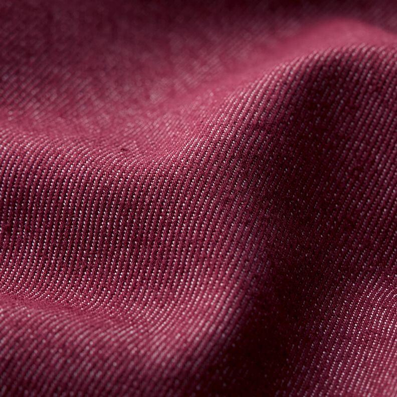 Stretch-denim bomuldsblanding medium – bordeaux,  image number 2