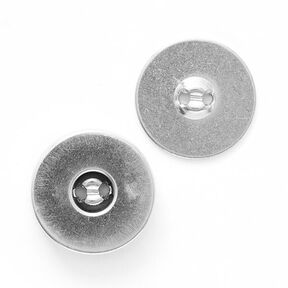Magnetknap [ Ø18 mm ] – sølv metallisk, 