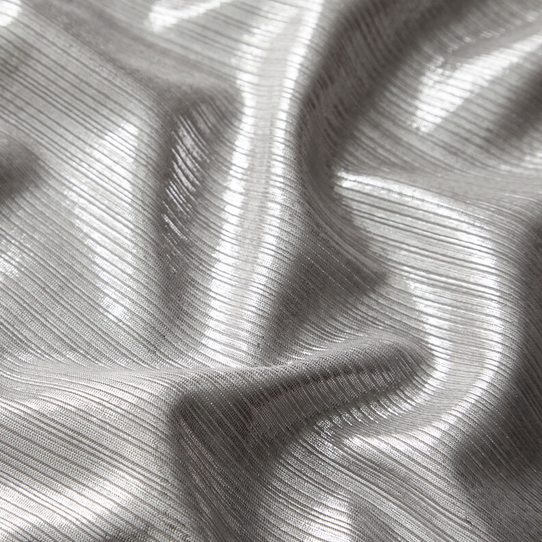 rib-jersey metallisk – sølv metallic,  image number 2