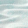 Outdoorstof Jacquard Cirkel-ornamenter – mint/uldhvid,  thumbnail number 2