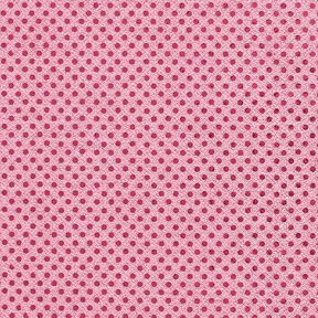 Pailletstof små prikker – rosa, 