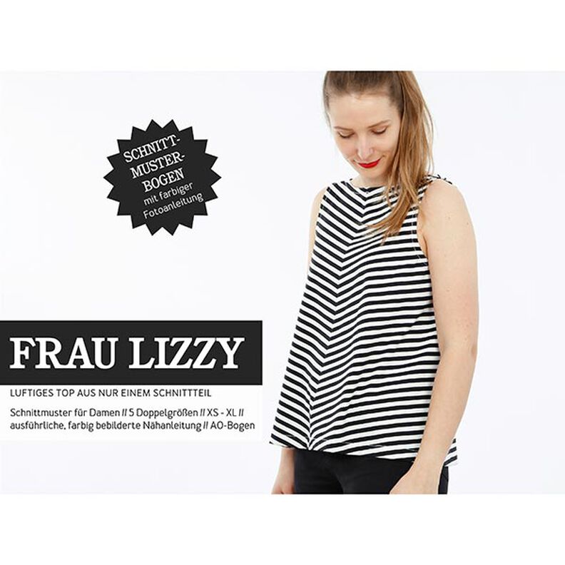 FRAU LIZZY - luftig dametop, Studio Schnittreif | XS - XL,  image number 1