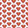 Bomuldspoplin Superman-logo Licensstof | DC Comics – hvid,  thumbnail number 1