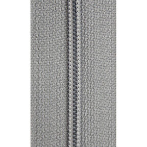 Endeløs lynlås [5 mm] Kunststof – grå, 