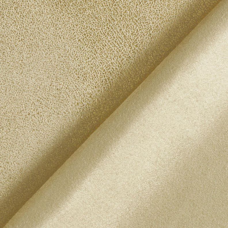 Velour guld-skinnende ensfarvet – gold metallic,  image number 3