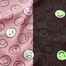 Bomuldsjersey glow-in-the-dark Smiley – gammelrosa,  thumbnail number 3