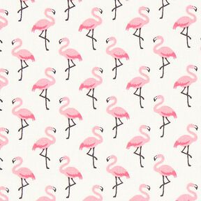 Voksdug Flamingo – uldhvid, 