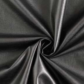 Imiteret læder, let, ensfarvet – sort, 
