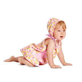 Baby-overall / kjole / shorts, Burda 9462, 