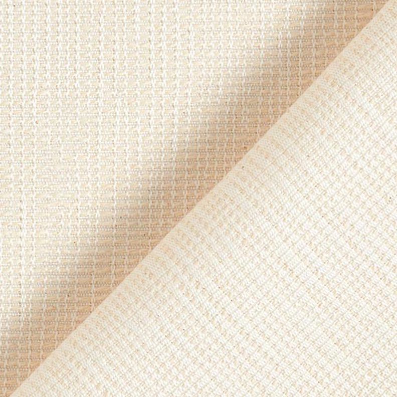 Dekorationsstof Jacquard subtil rib – creme,  image number 3