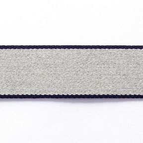 Bæltebånd [ 3,5 cm ] – marineblå/grå, 