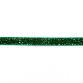 Fløjlsbånd Metallisk [10 mm] – Mørkegrøn, 