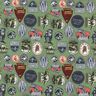 Bomuldspoplin Jurassic Park Patches Licensstof | Universal Studios – pinje,  thumbnail number 1