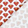 Bomuldspoplin Superman-logo Licensstof | DC Comics – hvid,  thumbnail number 4