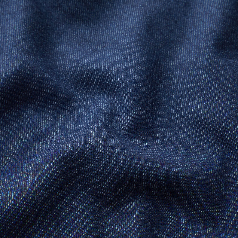 Bomuld-denim stretch medium – marineblå,  image number 2