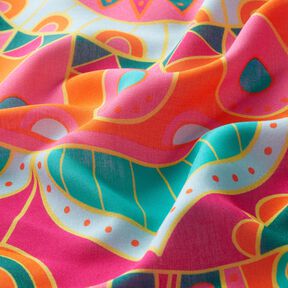 Strandhåndklæde pareo panel mandala – purpur/orange, 
