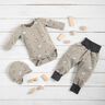 Bomuldsjersey Babydyr – lys taupe,  thumbnail number 6