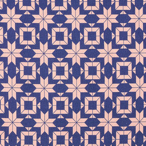 Softsweat norsk mønster – indigo/laksefarvet, 