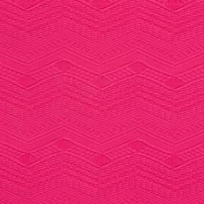 Jacquard jersey zigzag – intens pink, 