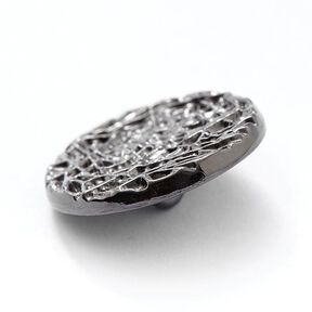 Metalknap Meteor – sølv metallisk, 