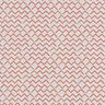 Bomuldsstof Cretonne Etno-zigzag – terracotta,  thumbnail number 1