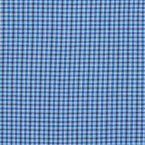 Flonel farverig skotskternet – jeansblå, 