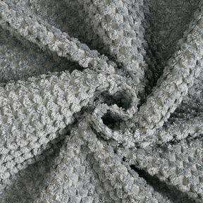 Polsterstof blødt tekstureret mønster – grå | Reststykke 100cm, 