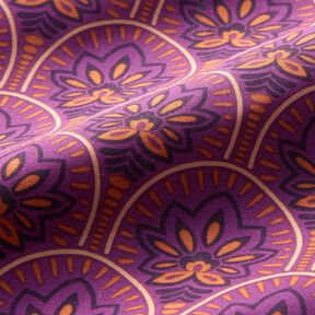 Imprægneret voksdug abstrakte vifter – purpur, 