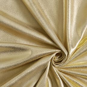 Velour guld-skinnende ensfarvet – gold metallic, 